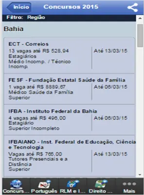 Concurso INSS android App screenshot 1